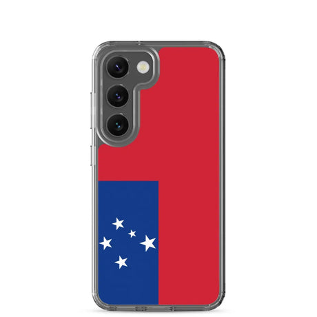 Coque téléphone drapeau des samoa - pixelforma