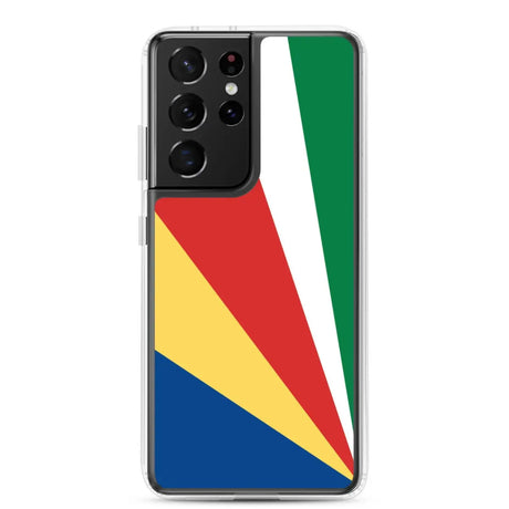 Coque téléphone drapeau des seychelles - pixelforma