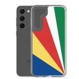 Coque téléphone drapeau des seychelles - pixelforma