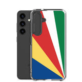 Coque téléphone drapeau des seychelles - pixelforma