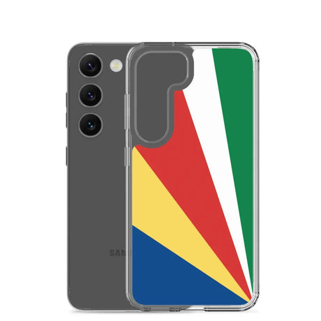 Coque téléphone drapeau des seychelles - pixelforma