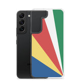 Coque téléphone drapeau des seychelles - pixelforma