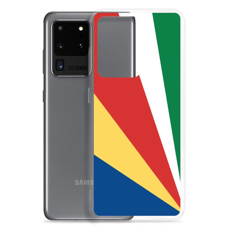 Coque téléphone drapeau des seychelles - pixelforma