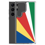 Coque téléphone drapeau des seychelles - pixelforma