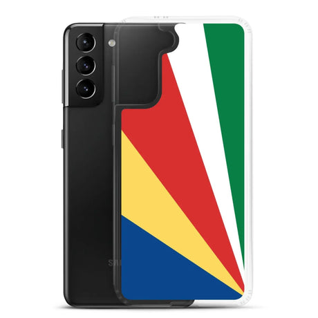 Coque téléphone drapeau des seychelles - pixelforma