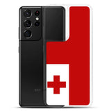 Coque téléphone drapeau des tonga - pixelforma