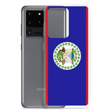 Coque téléphone drapeau du belize - pixelforma