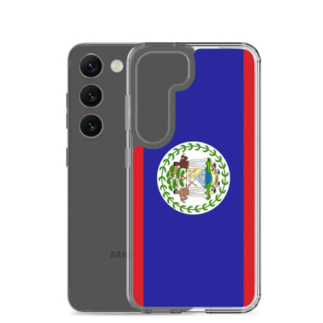 Coque téléphone drapeau du belize - pixelforma