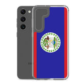 Coque téléphone drapeau du belize - pixelforma