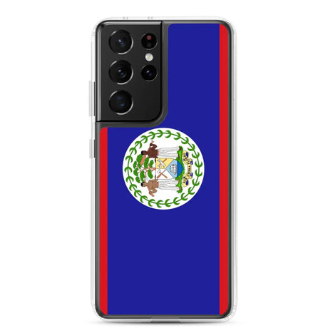 Coque téléphone drapeau du belize - pixelforma