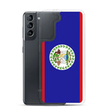Coque téléphone drapeau du belize - pixelforma