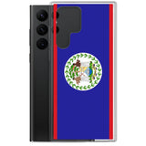 Coque téléphone drapeau du belize - pixelforma
