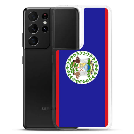 Coque téléphone drapeau du belize - pixelforma