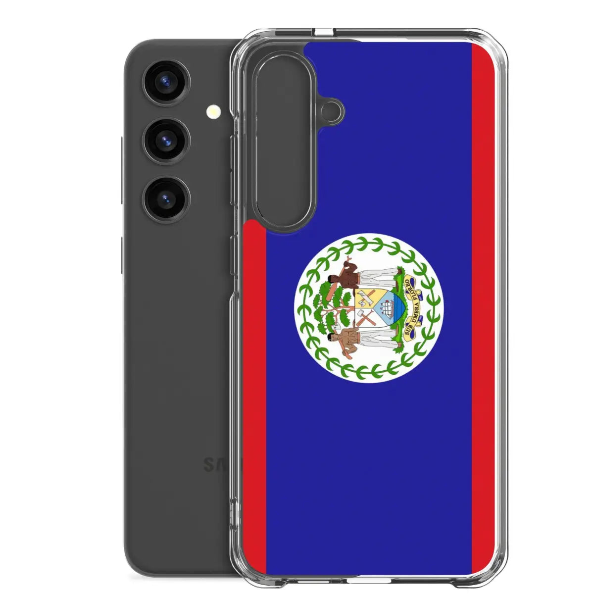 Coque téléphone drapeau du belize - pixelforma