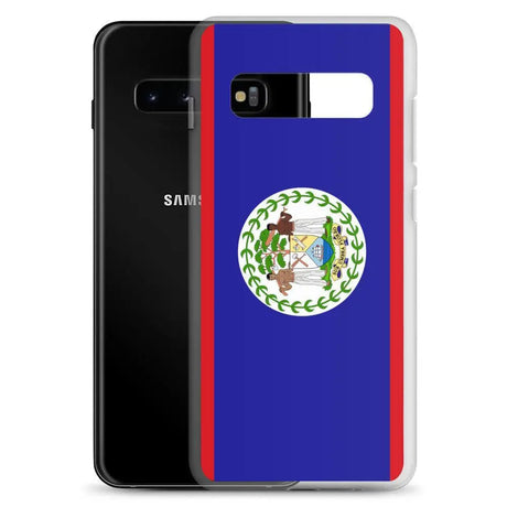 Coque téléphone drapeau du belize - pixelforma