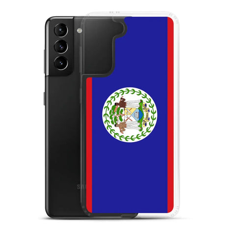 Coque téléphone drapeau du belize - pixelforma