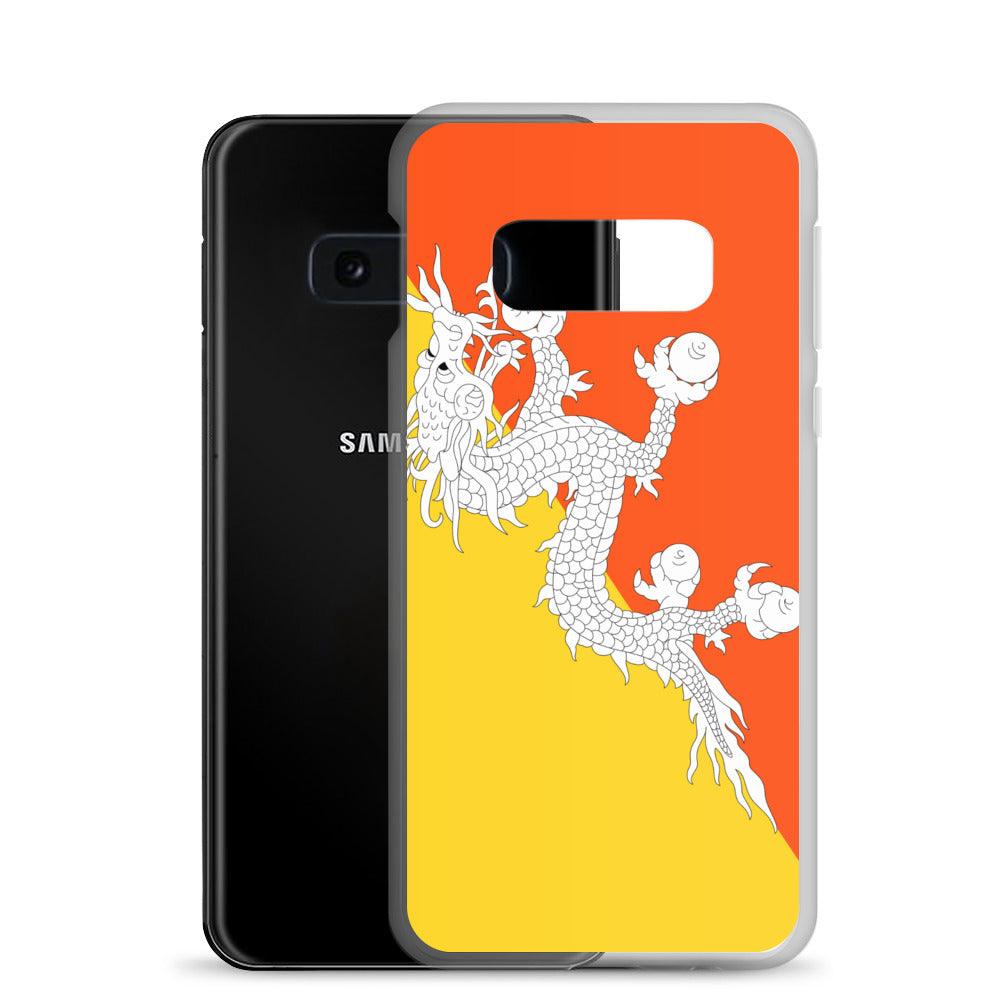 Coque Téléphone Drapeau du Bhoutan - Pixelforma