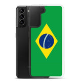 Coque Téléphone Drapeau du Brésil - Pixelforma