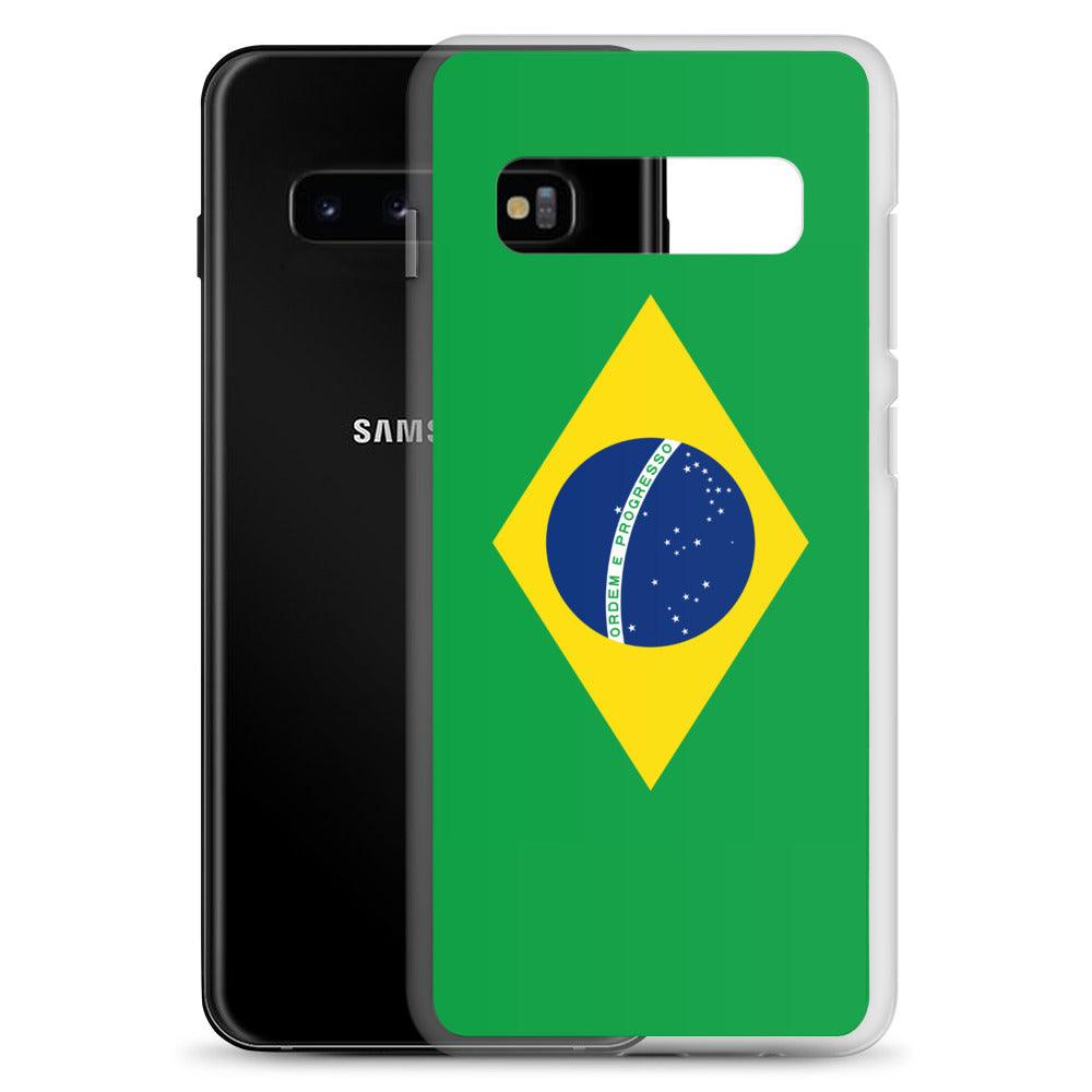 Coque Téléphone Drapeau du Brésil - Pixelforma