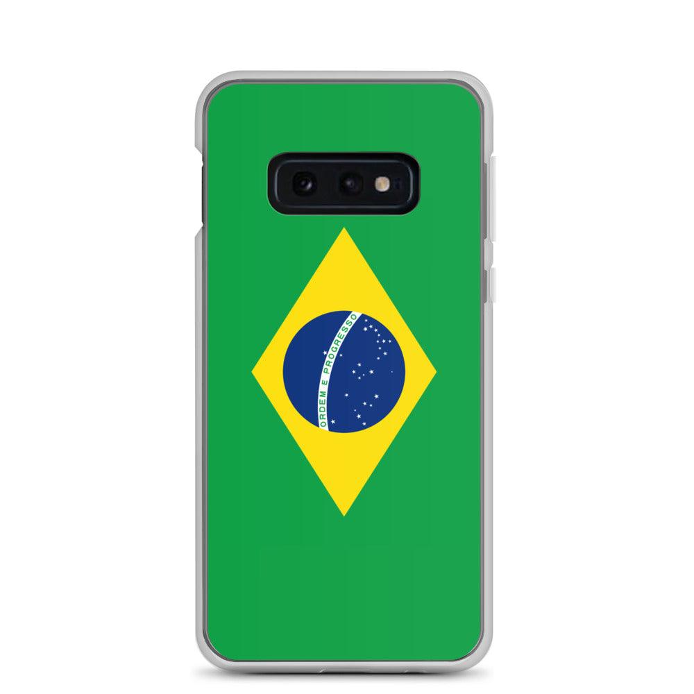 Coque Téléphone Drapeau du Brésil - Pixelforma