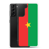 Coque Téléphone Drapeau du Burkina Faso - Pixelforma