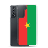 Coque Téléphone Drapeau du Burkina Faso - Pixelforma