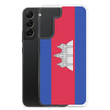 Coque Téléphone Drapeau du Cambodge - Pixelforma