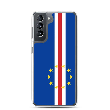 Coque téléphone drapeau du cap-vert - pixelforma
