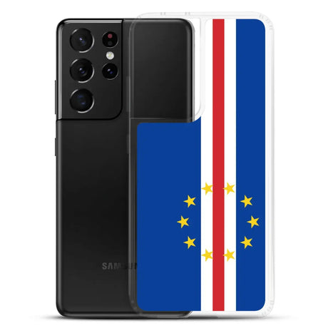 Coque téléphone drapeau du cap-vert - pixelforma