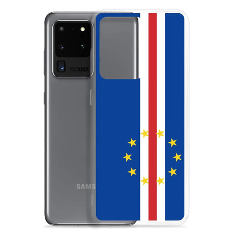 Coque téléphone drapeau du cap-vert - pixelforma