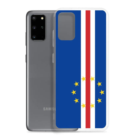 Coque téléphone drapeau du cap-vert - pixelforma