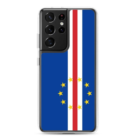 Coque téléphone drapeau du cap-vert - pixelforma