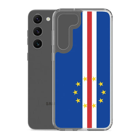 Coque téléphone drapeau du cap-vert - pixelforma
