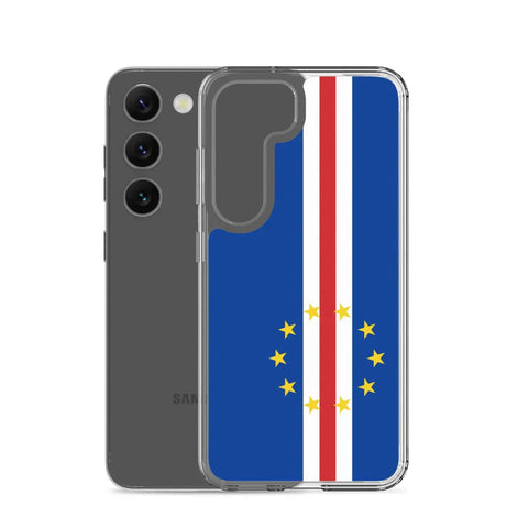 Coque téléphone drapeau du cap-vert - pixelforma
