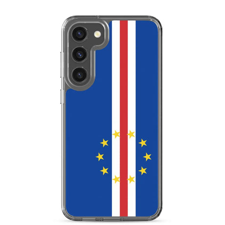 Coque téléphone drapeau du cap-vert - pixelforma