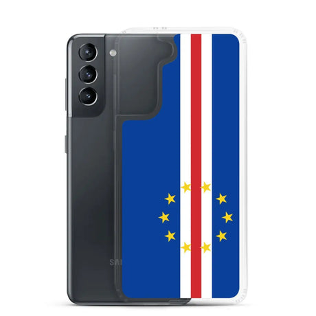 Coque téléphone drapeau du cap-vert - pixelforma