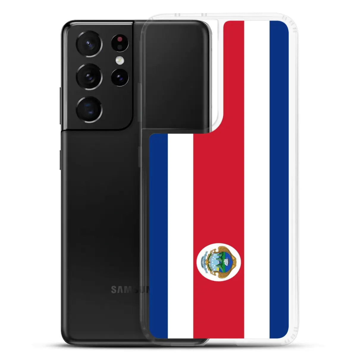 Coque téléphone drapeau du costa rica - pixelforma