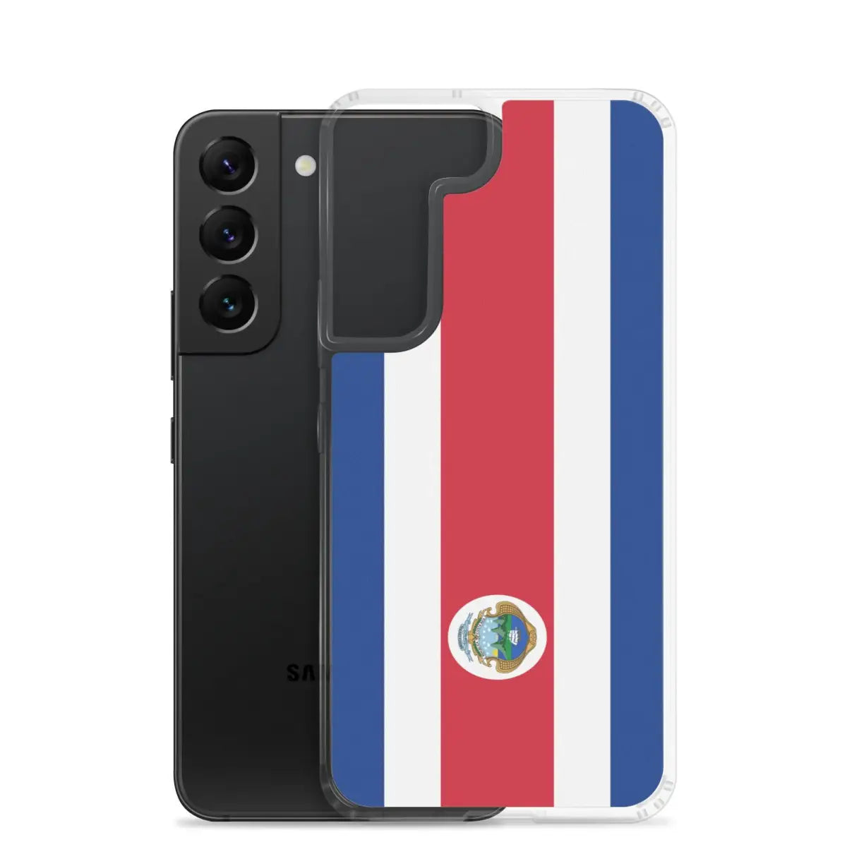 Coque téléphone drapeau du costa rica - pixelforma