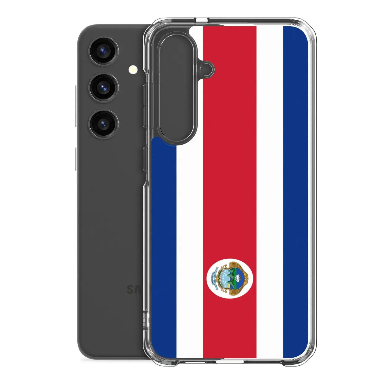 Coque téléphone drapeau du costa rica - pixelforma