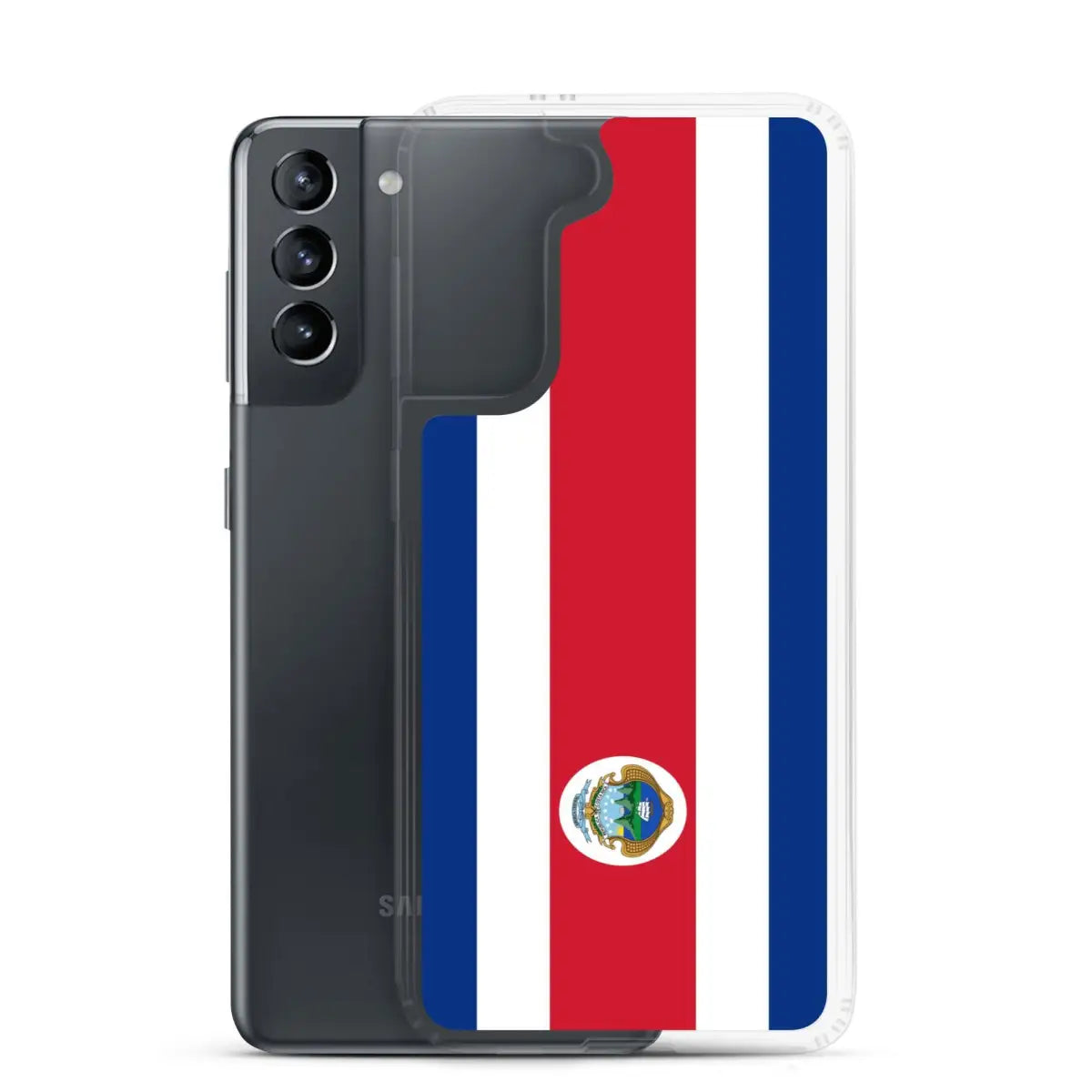 Coque téléphone drapeau du costa rica - pixelforma