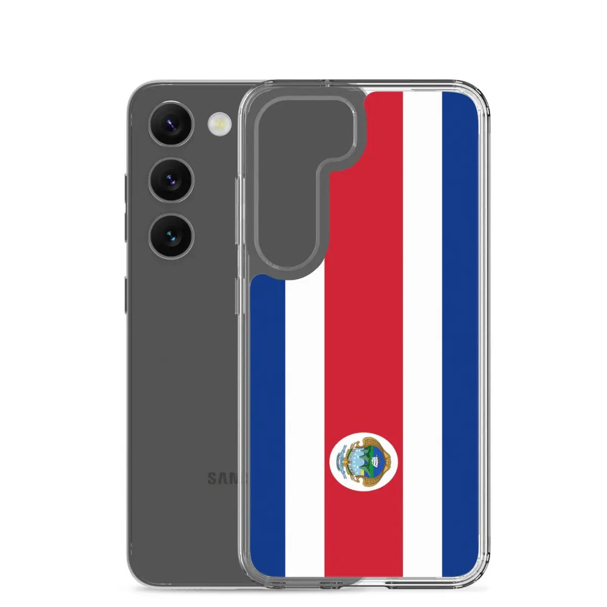 Coque téléphone drapeau du costa rica - pixelforma