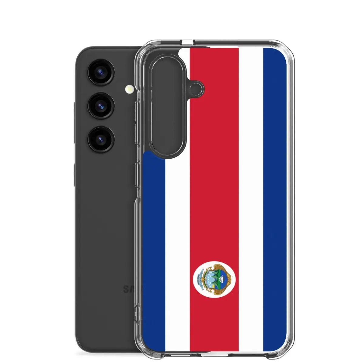 Coque téléphone drapeau du costa rica - pixelforma