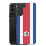 Coque téléphone drapeau du costa rica - pixelforma