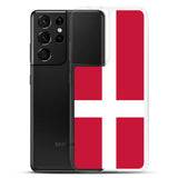 Coque Téléphone Drapeau du Danemark - Pixelforma