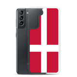 Coque Téléphone Drapeau du Danemark - Pixelforma