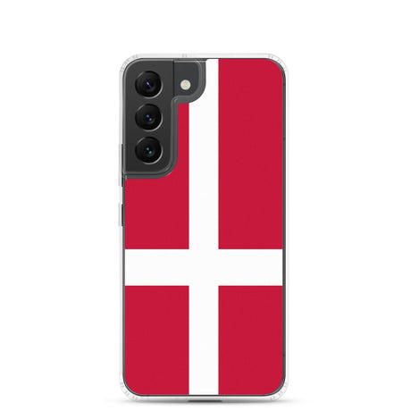 Coque Téléphone Drapeau du Danemark - Pixelforma