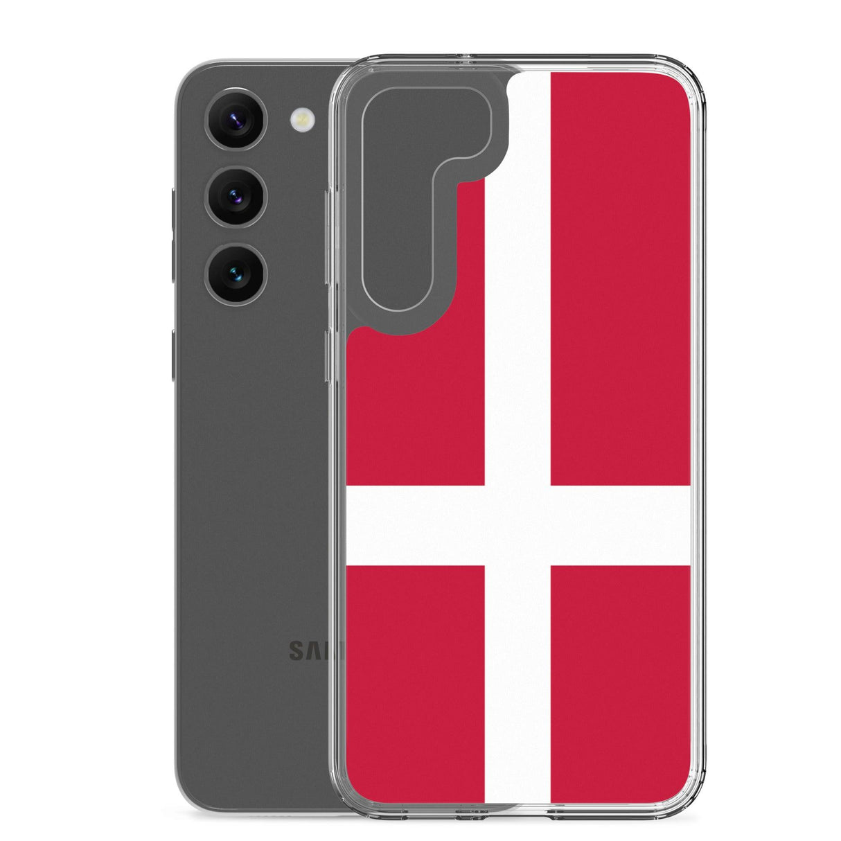 Coque Téléphone Drapeau du Danemark - Pixelforma