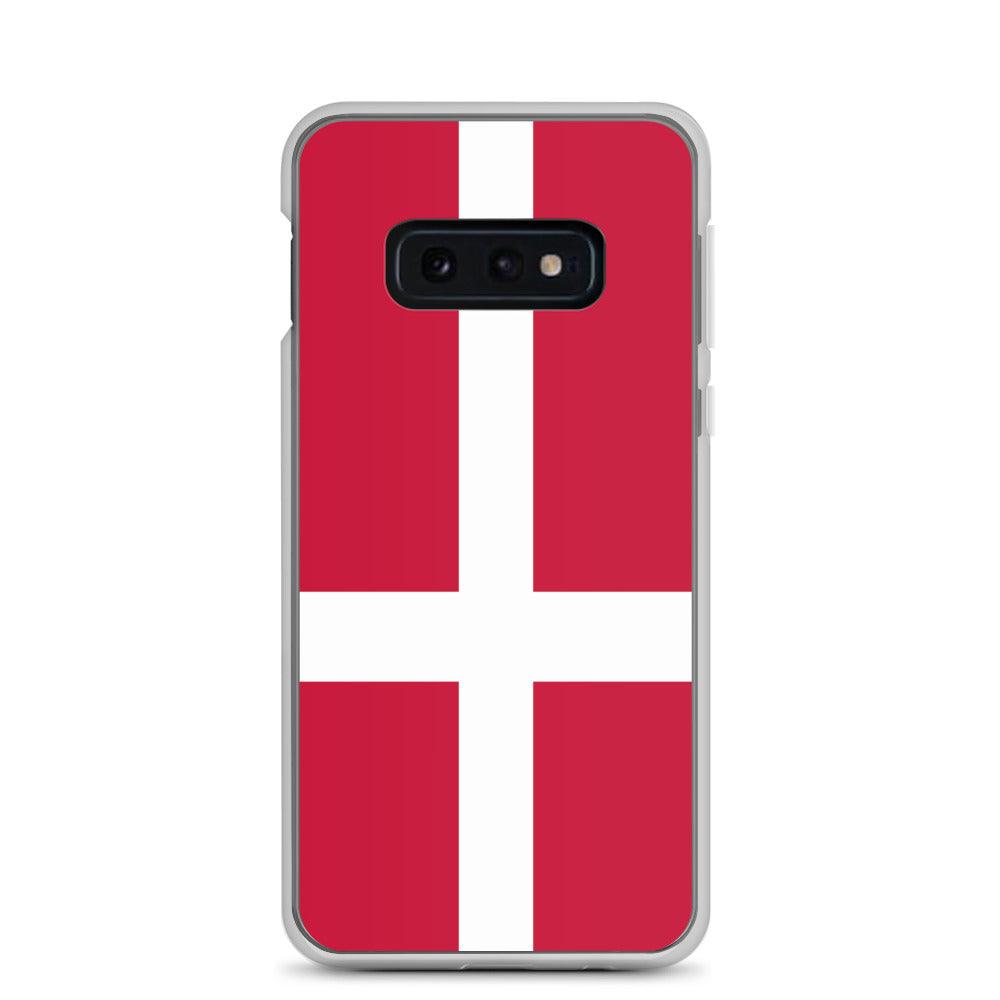 Coque Téléphone Drapeau du Danemark - Pixelforma