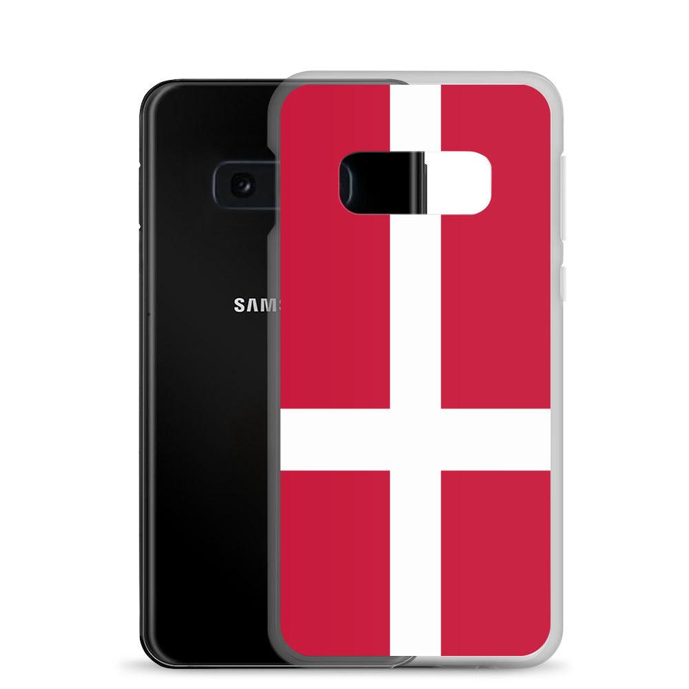 Coque Téléphone Drapeau du Danemark - Pixelforma