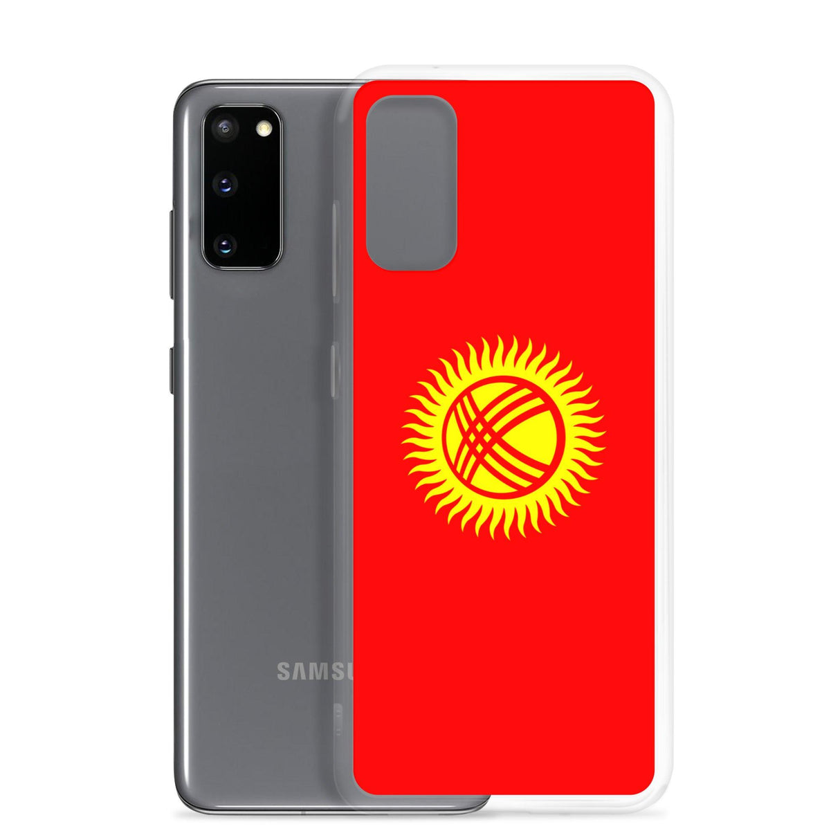 Coque Téléphone Drapeau du Kirghizistan - Pixelforma